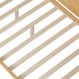 Full Wooden Bed Frame With Trundle Storage And Study Desk - Omega Lifestyles