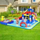 10-Inch Multicolor Oxford Fabric Inflatable Water Park Playground - Omega Lifestyles
