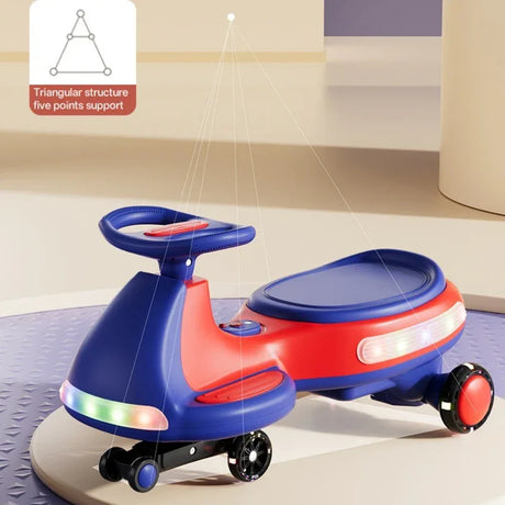 Kids Electric Wiggle Car Rechargeable Battery Pedal Toy - Omega Lifestyles