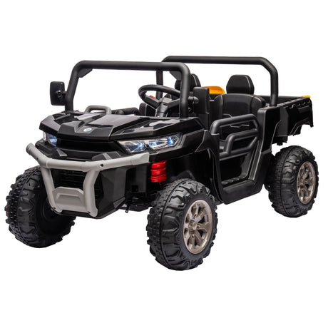 24V Two-Seater Ride On Dump Truck With Remote Control - Omega Lifestyles