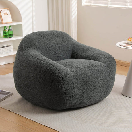 Spacious Memory Foam Teddy Bean Bag Chair - Sleep Galleria