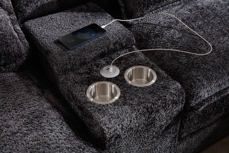 Modern U-Shaped 6-Seat Upholstered Sleeper Sofa - Omega Lifestyles