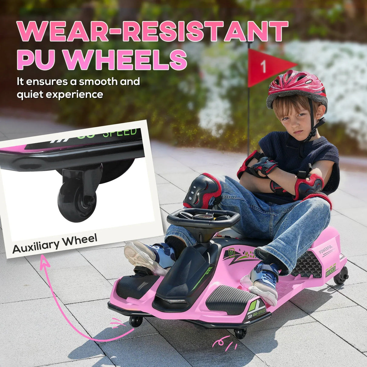 Electric Drift Kids Go Kart With Music And Lights - Omega Lifestyles