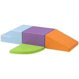 4-Piece Soft Foam Indoor Climber Kids Play Set - Omega Lifestyles