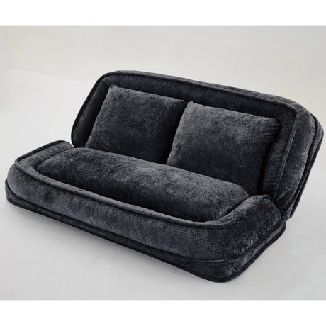 Adjustable 5-Position Medium-Soft Chenille Loveseat Sofa - Omega Lifestyles