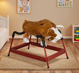 Plush Kids Spring Bull Rocking Horse Toy - Omega Lifestyles