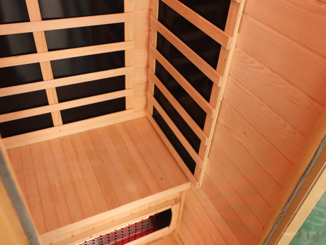 Hemlock Wood Low EMF FAR Infrared Sauna For Home Indoor - Omega Lifestyles