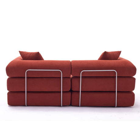 Modular Folding Convertible Corduroy Sofa Bed - Omega Lifestyles