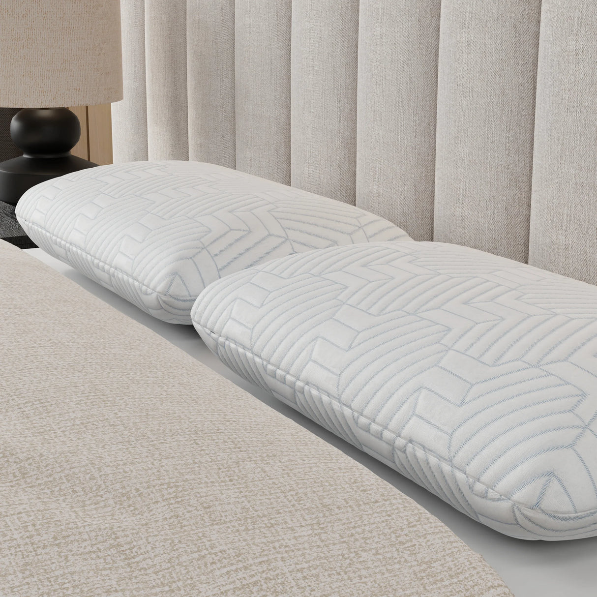 Cooling Contour Soft Foam Pillow With Ventilation - Omega Lifestyles