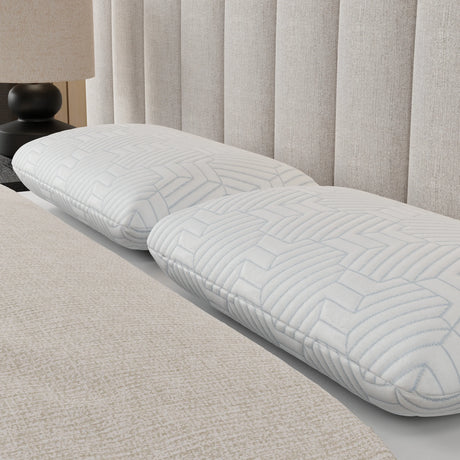 Cooling Contour Soft Foam Pillow With Ventilation - Omega Lifestyles