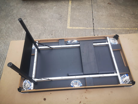 Foldable Black Green MDF Steel Pool Game Table - Omega Lifestyles