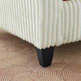 Corduroy Foam Lazyman Single-Person Sofa Chair - Omega Lifestyles