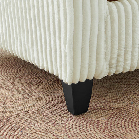 Corduroy Foam Lazyman Single-Person Sofa Chair - Omega Lifestyles