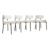 Modern Extendable MDF Metal Dining Table Set With Chairs - Omega Lifestyles