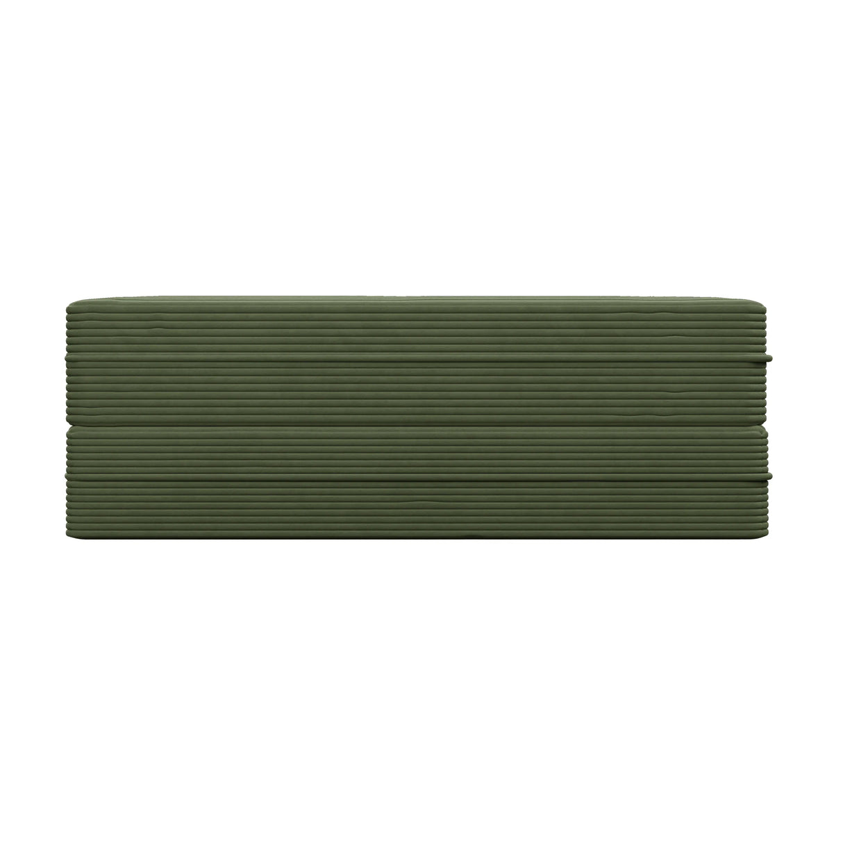 Full Size Plush Corduroy Foam Folding Sleeper Sofa Bed With Pillows - Omega Lifestyles