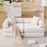 Modular Folding Corduroy Convertible Sofa Bed - Omega Lifestyles