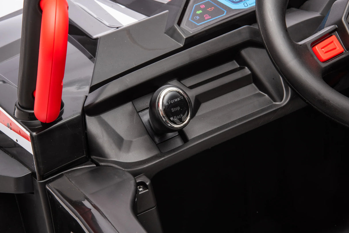 Electric Four-Wheel Drive Kids Ride-On Car With Leather Seat - Omega Lifestyles