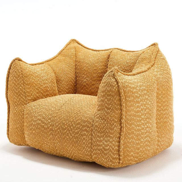 Chenille Foam Bean Bag Chair for Living Room - Omega Lifestyles