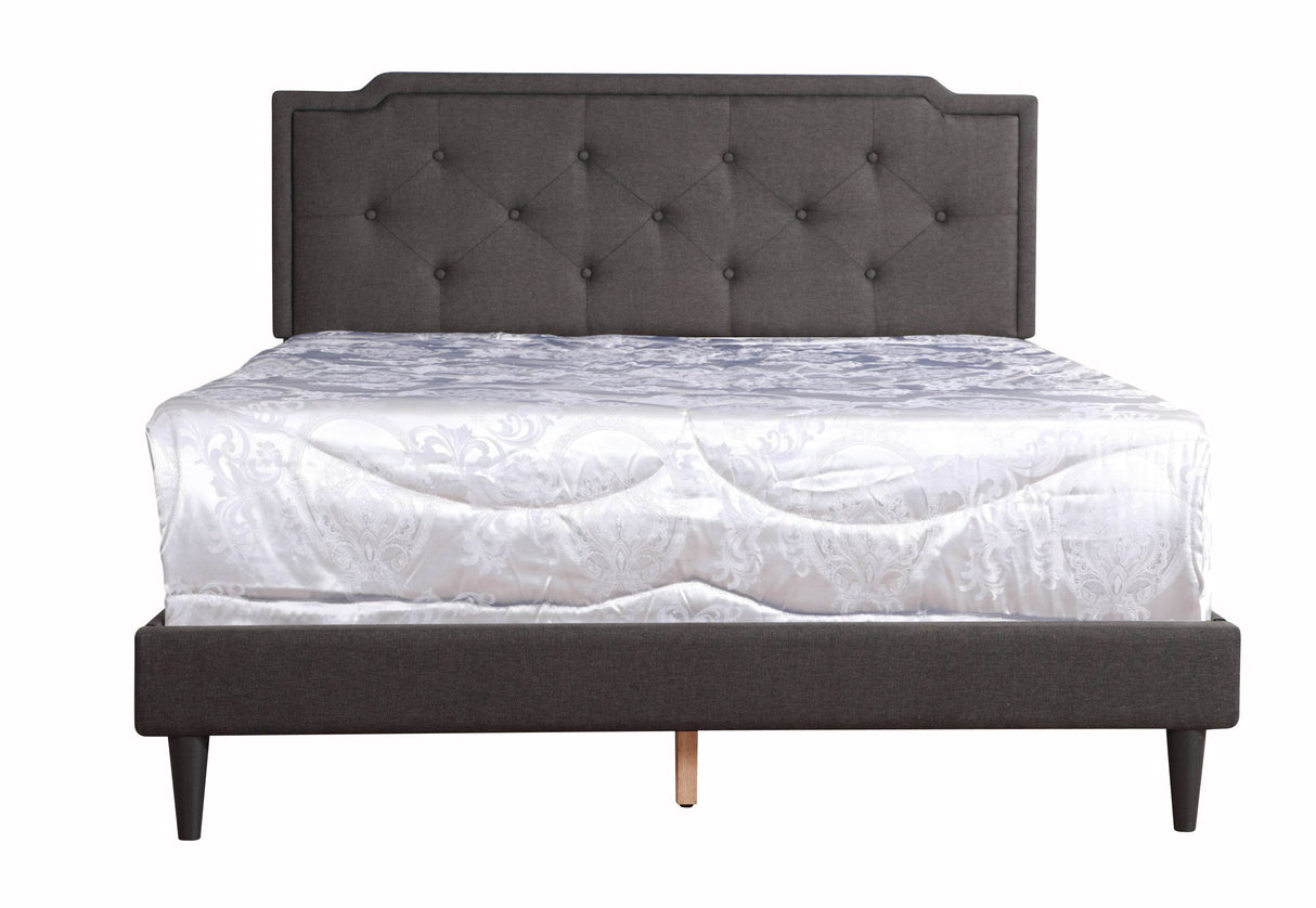 Queen Fabric Upholstered Foam Filled Bed Frame - Omega Lifestyles
