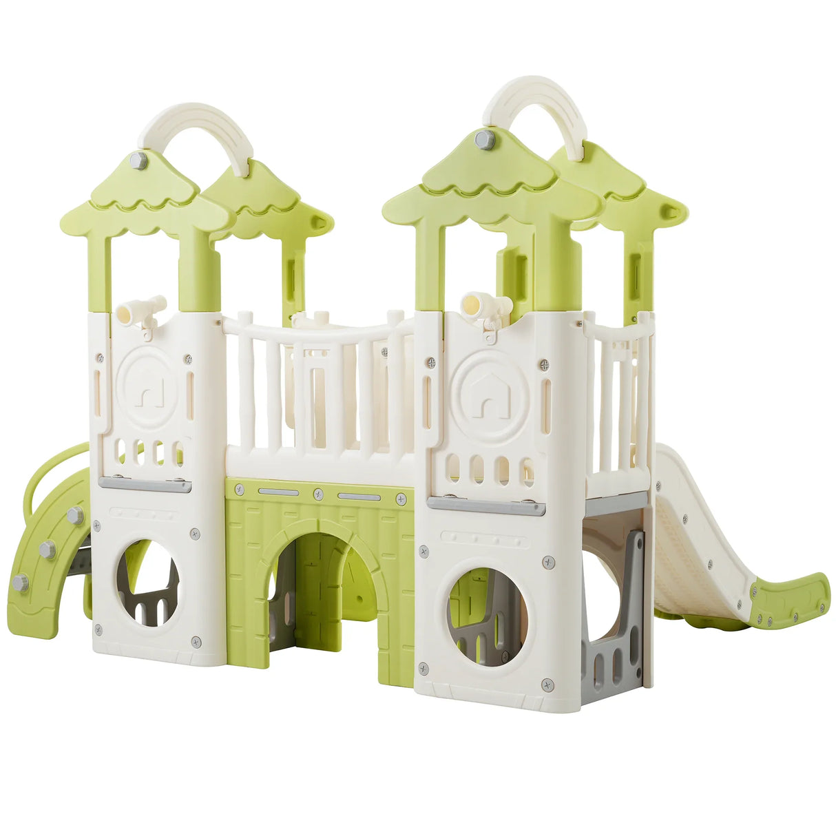8-in-1 Toddler Freestanding Slide Climber Playset - Omega Lifestyles