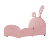 Twin Upholstered Rabbit-Shape Princess Platform Bed - Omega Lifestyles