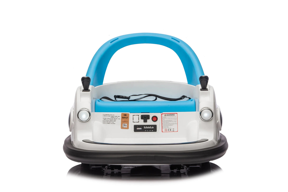 12V Remote Control Ride-On Bumper Car With LED Lights - Omega Lifestyles