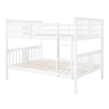 Full Full Solid Wood Convertible Bunk Bed - Omega Lifestyles