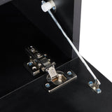 Classic Black TV Stand With RGB LED Lighting - Omega Lifestyles