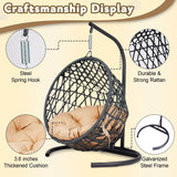 Indoor Hanging Cat Hammock Bed With Stand And Cushion - Sleep Galleria