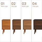 70-Inch Walnut Fluted Modern TV Stand With Storage - Omega Lifestyles