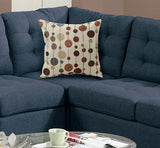 4-Piece Navy Modular Polyfiber Tufted Sectional Sofa Set - Omega Lifestyles