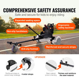 Adjustable Steel Frame Hoverboard Seat Attachment With Controls - Omega Lifestyles