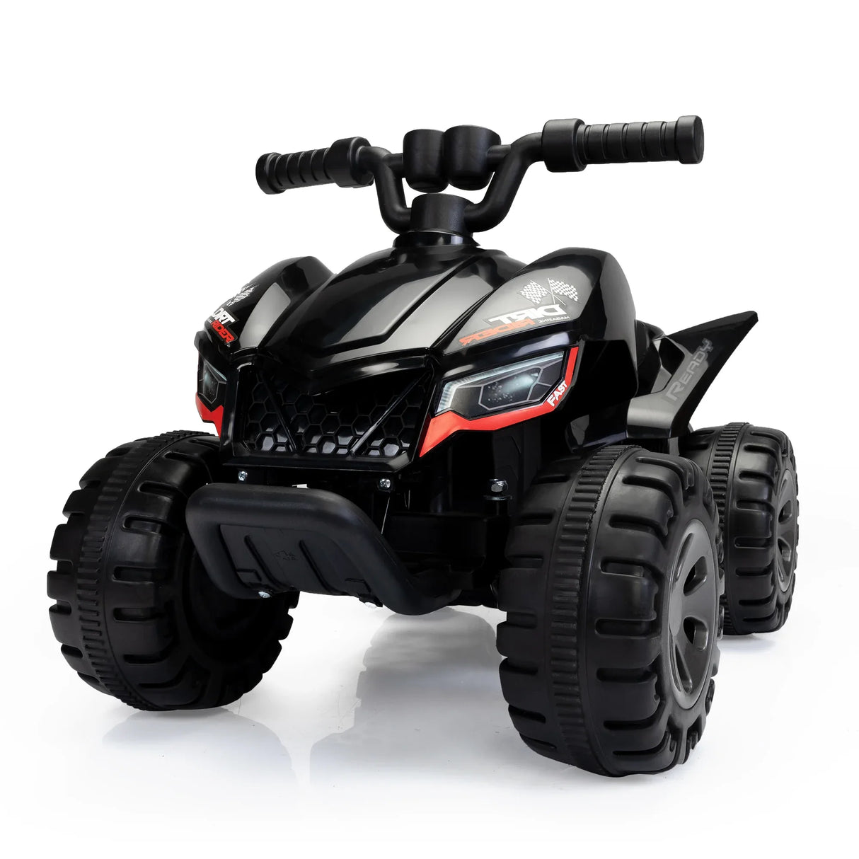 Kids Electric Ride-On ATV With Music LED Lights Spray - Omega Lifestyles