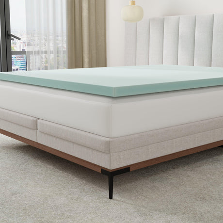 Plush 3-Inch Memory Foam Queen Mattress Topper - Omega Lifestyles