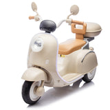 12V Dual Motor Kids Three-Wheel Electric Ride-On Motorcycle - Omega Lifestyles