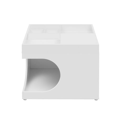 Multifunctional Creamy White Pet Sofa Side Cabinet - Sleep Galleria