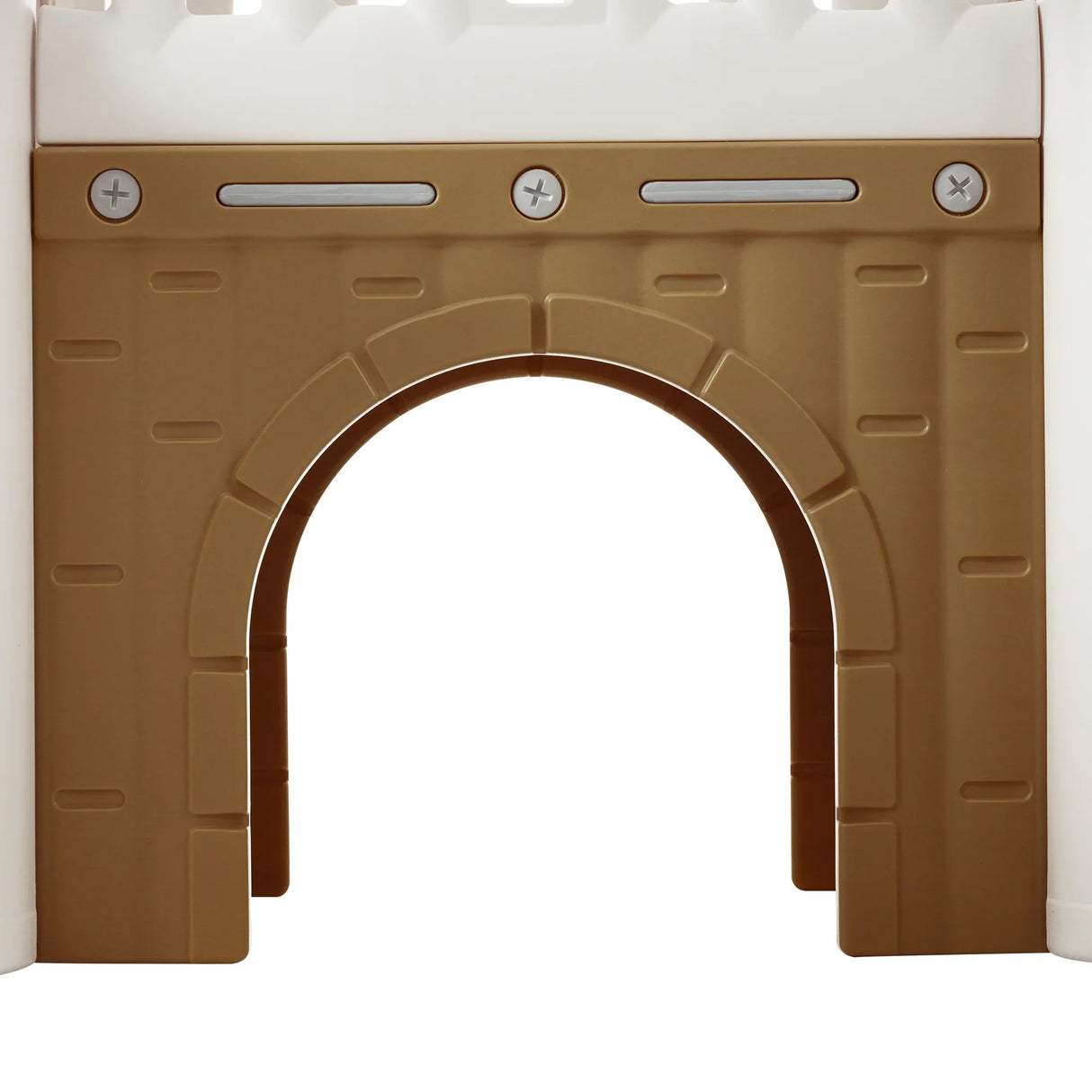 8-in-1 Toddler Freestanding Slide Climber Playset Brown - Omega Lifestyles