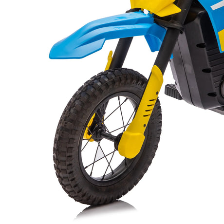 Kids Off-Road Electric Ride-On Motorcycle With Suspension - Omega Lifestyles