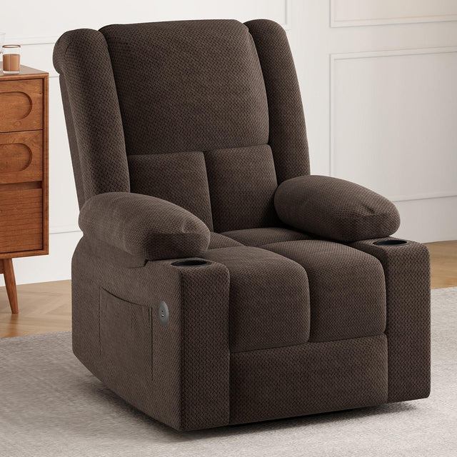 Power Lift Massage Heat Recliner Chair With USB Ports - Omega Lifestyles