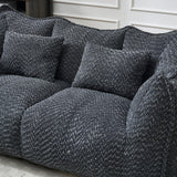 Dual Chenille Bean Bag Chair With High Resilience Foam - Omega Lifestyles