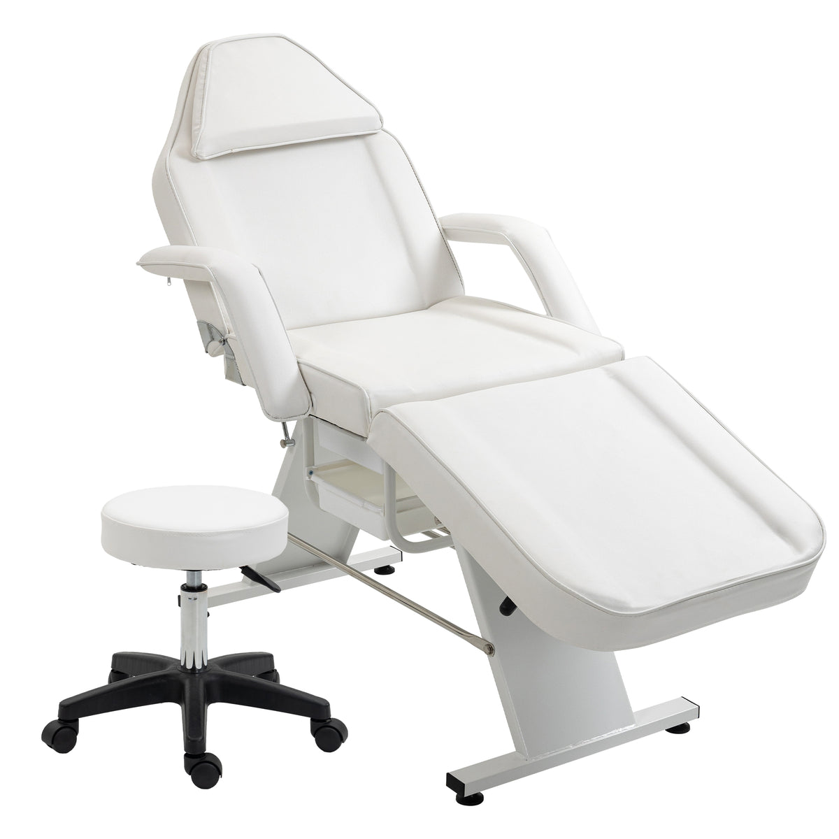 Multipurpose Adjustable Massage Tattoo Chair With Stool