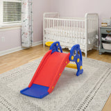Toddler Dolphin Play Slide With Basketball Hoop and Ladder - Omega Lifestyles