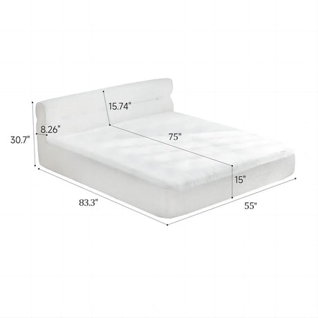 Full Medium Firm Cooling Polyester Blend Mattress With Trundle Bed - Omega Lifestyles