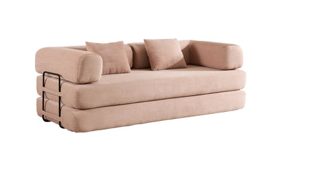 Convertible Corduroy 4-in-1 Sleeper Sofa Bed - Omega Lifestyles