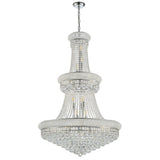32-Inch French Empire Crystal Chandelier With 27 LED Lights - Omega Lifestyles