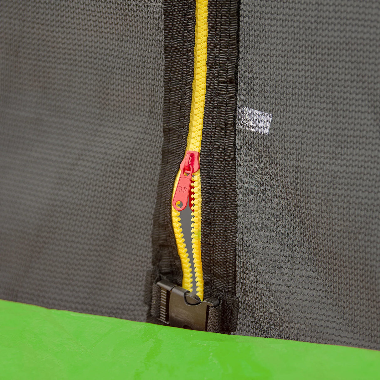 15-Inch Galvanized Steel Frame Safety Trampoline With Hoop - Omega Lifestyles