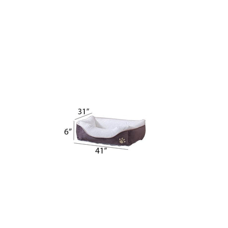 Contemporary Extra Large Foam Cat Pet Bed Anthracite - Sleep Galleria
