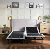 California Split King Adjustable Bed Base With Remote Control - Omega Lifestyles