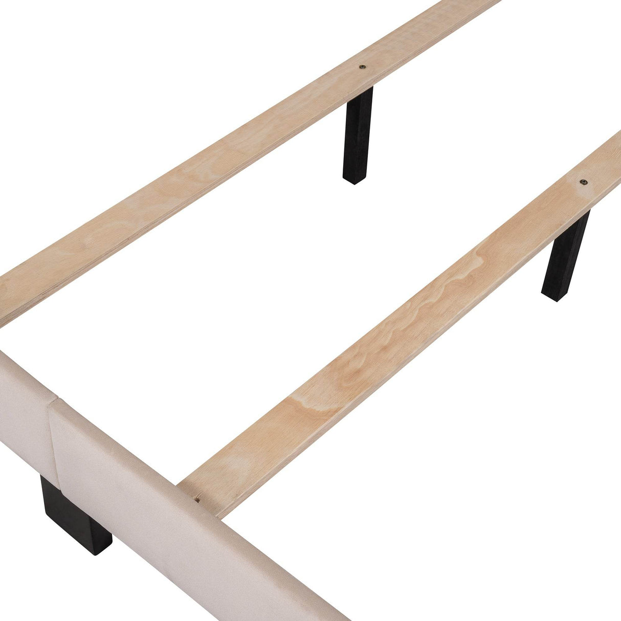 Queen Velvet Upholstered Platform Bed Frame - Omega Lifestyles