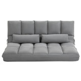 Adjustable Folding Floor Sofa Bed With 2 Pillows - Omega Lifestyles